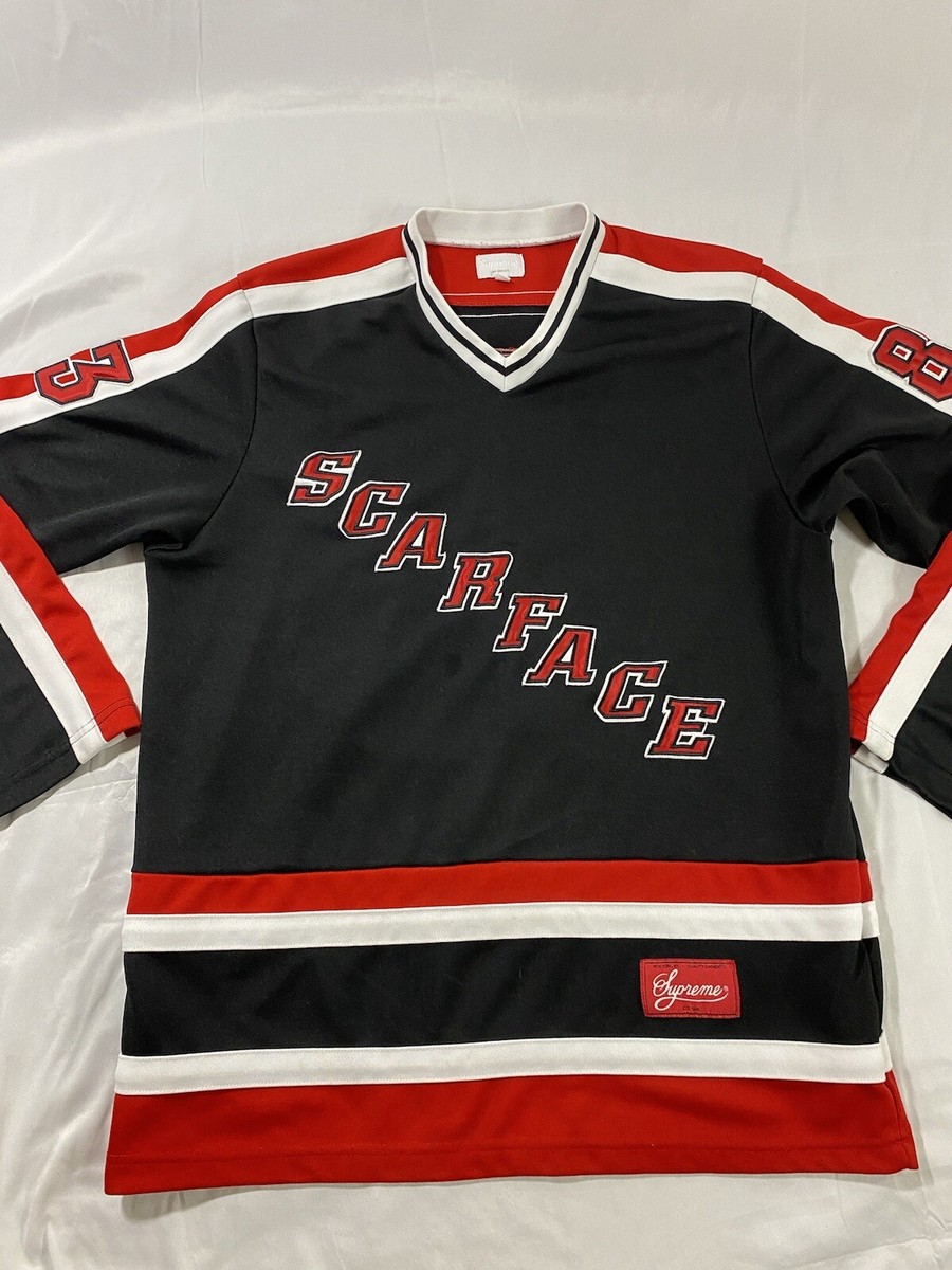 Supreme 2017 Fall/Winter Scarface Hockey Jersey L Black Red