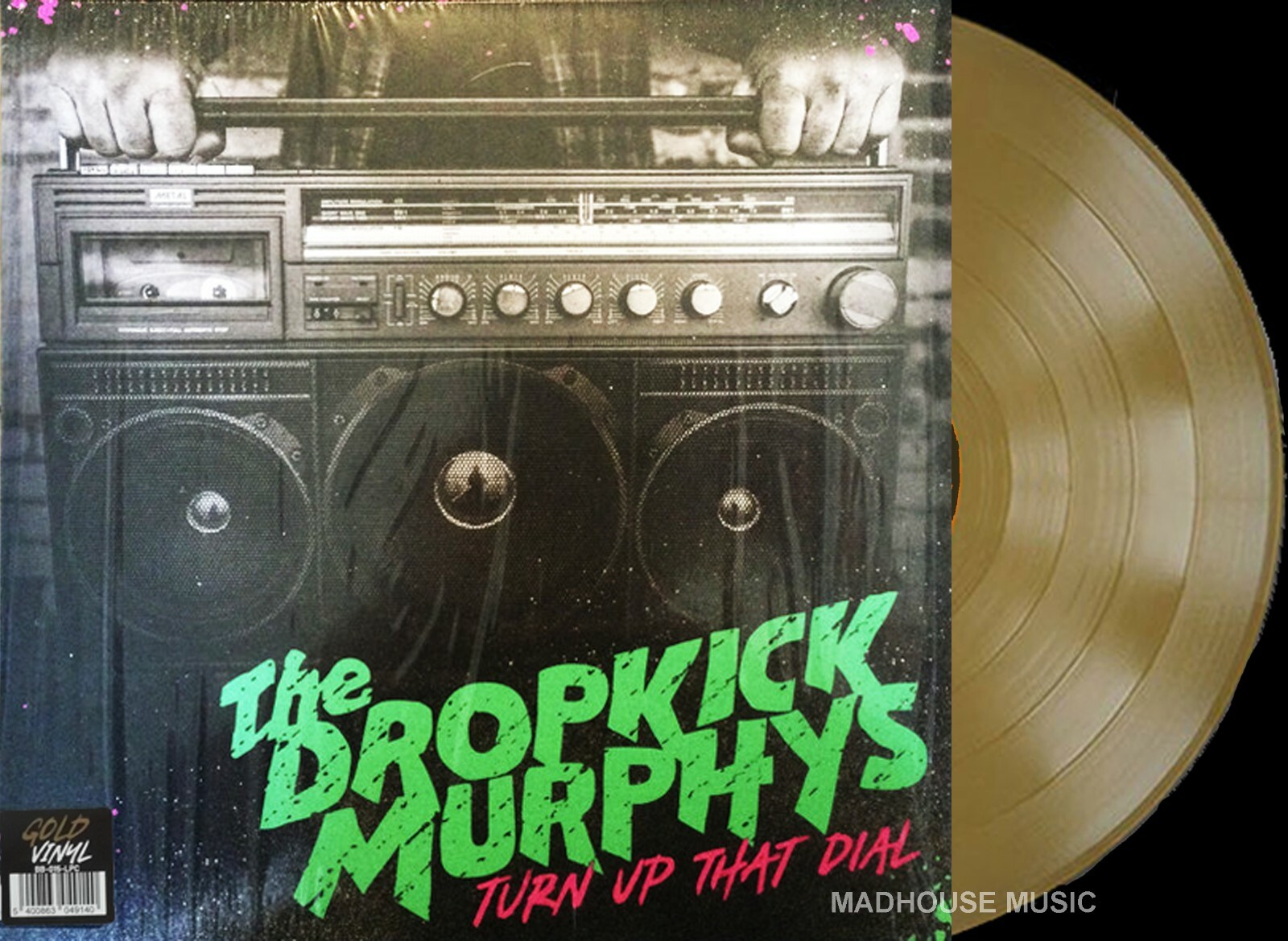 THE DROPKICK MURPHYS LP Turn Up That Dial 2021 GOLD VINYL Sealed Limited IN STOC
