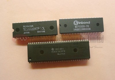 Hitachi 64180 Kits HD64180 MPU + TC551001 128K SRAM + W27C020 EEPROM DIP32