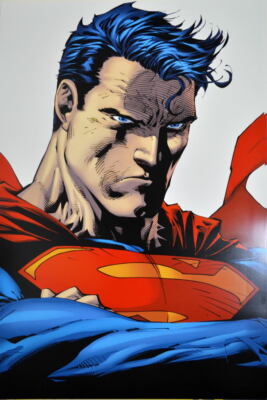 スーパーマン アートプリント Jim Lee サイン入り Somber SUPERMAN Print DC Jim Lee art | eBay