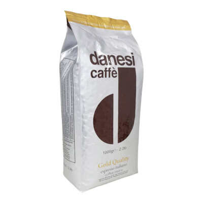 Danesi Espresso Caffe Italiano ORO Gold, 1000g ganze Bohne - Caffe Milano