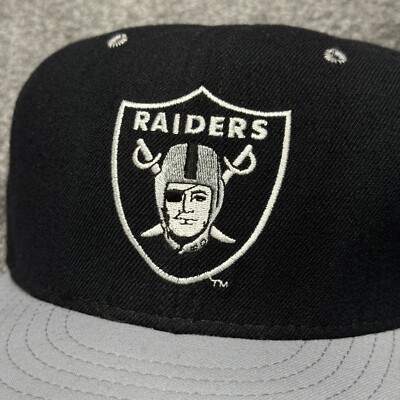 Los Angeles Raiders Hat Baseball Cap 6 5/8 Kids Youth Black New