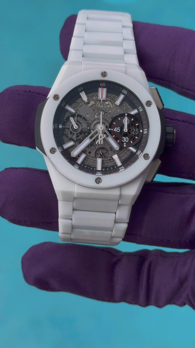 Hublot Big Bang Integrated White Ceramic - Full Set - 451.HX.1123