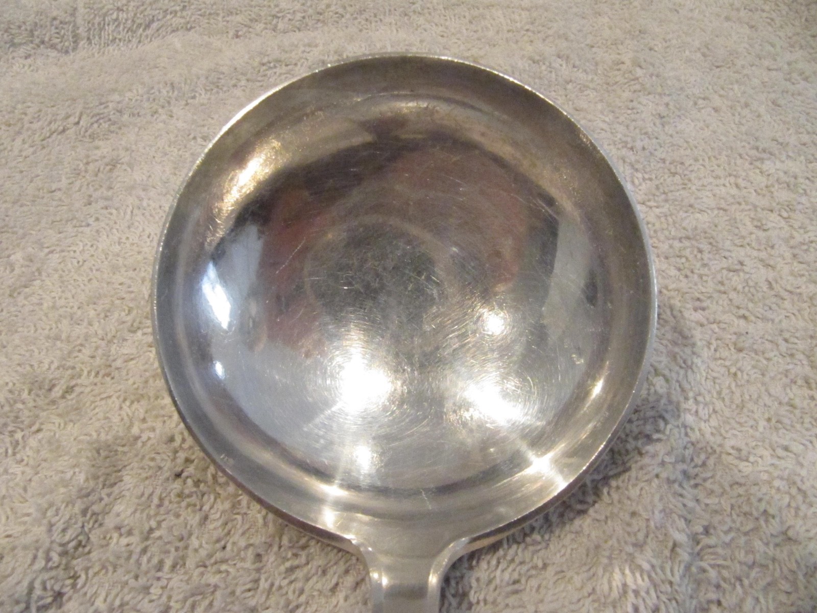 Louche à potage metal argente uniplat (soup ladle) SOH eBay