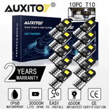 10x T10 2825 168 194 CANBUS 2835SMD LED Map Reading Light  Interior Lights Bulb