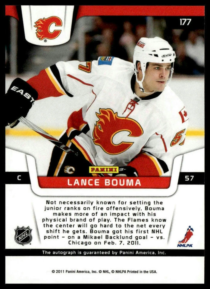 2011-12 Panini Certified #177 Lance Bouma - Image 2 of 2