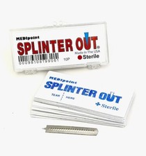 Lot of 10 x Medipoint Splinter Out 10 pack First Aid Splinter Removal Kit