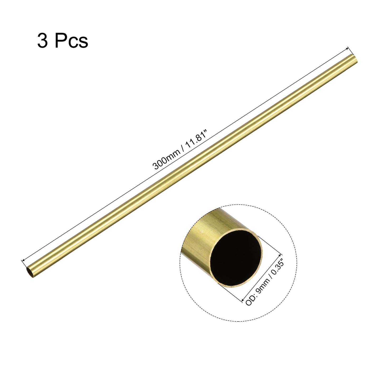 METALLIXITY Laiton Tube (5.5mm OD X 0.25mm Mur T X 300mm L), Droit