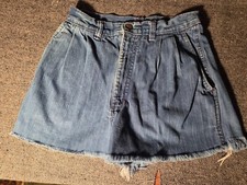 VINTAGE WOMEN'S OR GIRL'S 1980s ZENA CUT OFF SHORTS SIZE 7 24-26 WAIST