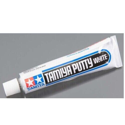 TAMIYA WHITE PUTTY 87095 for PLASTIC WOOD METAL MODELING MODEL KITS MODELS NEW - Bild 1 von 1