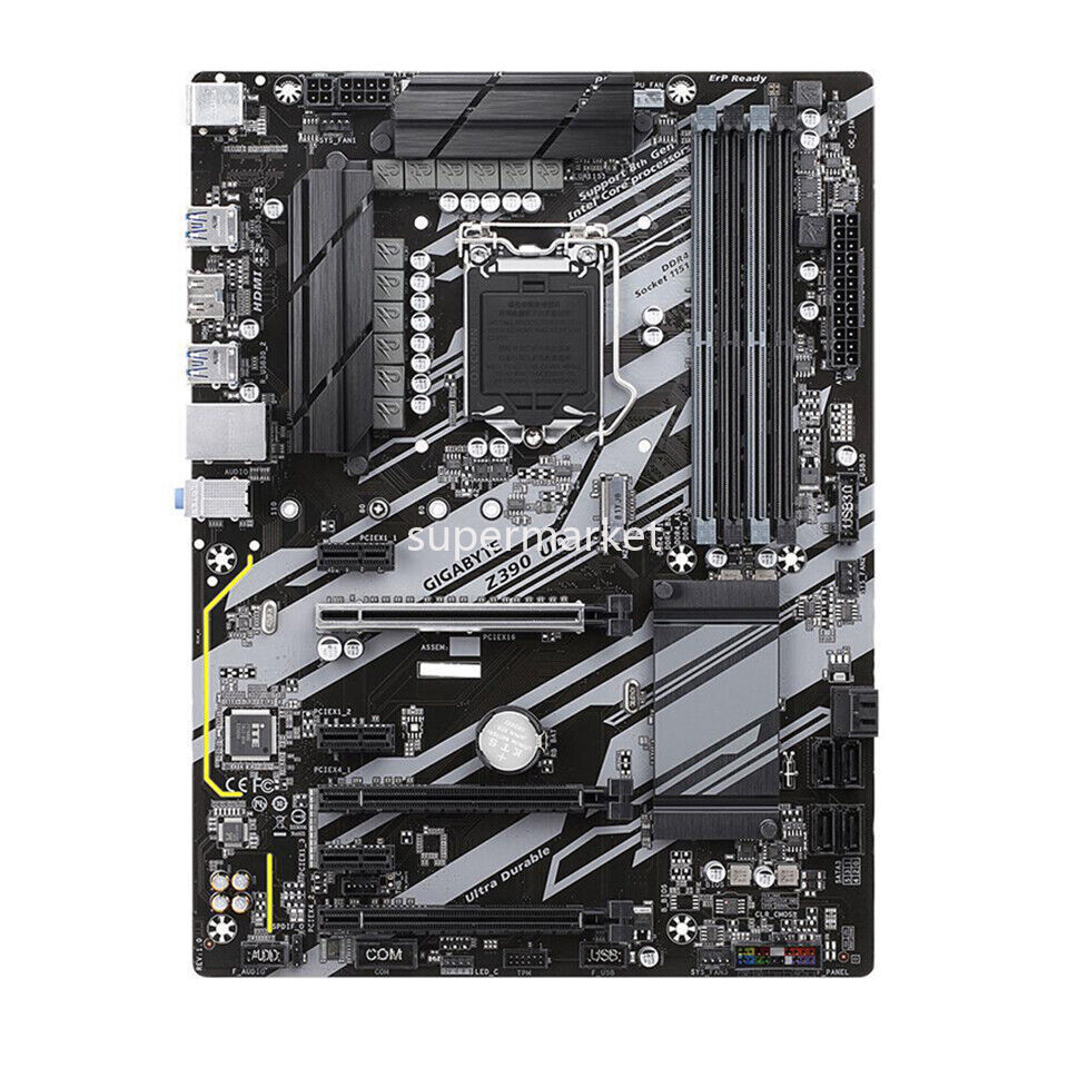 GIGABYTE Z390 UD LGA 1151 Intel Z390 SATA 6Gb/s 300 Series