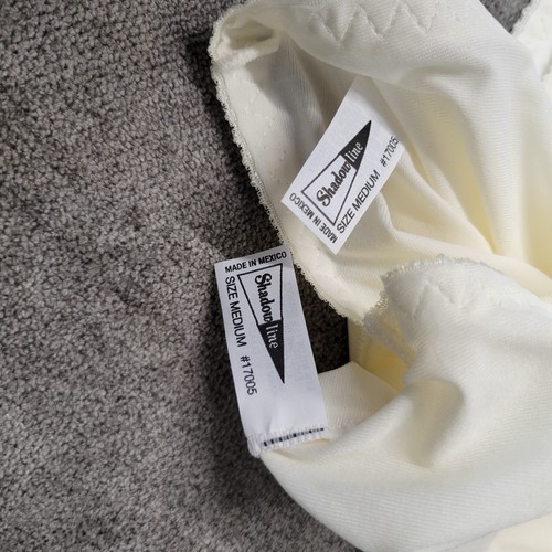 Shadowline Panties Briefs #17005 Womens Medium Ivory Bloomers Sissys 2-Pack New - Picture 8 of 11