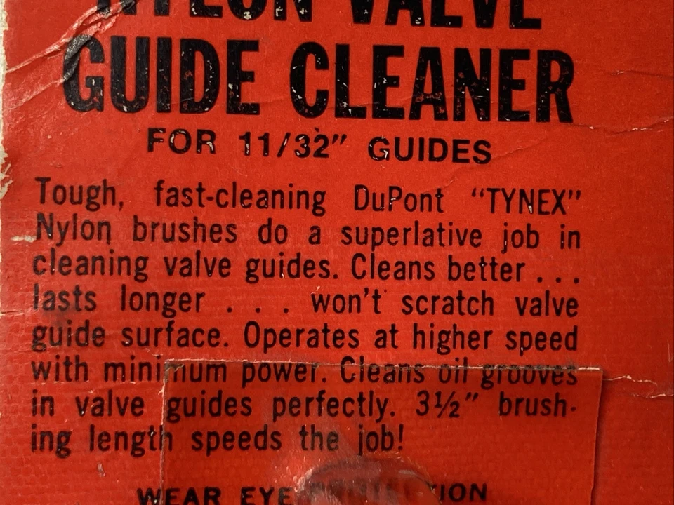 Vtg Black & Decker Nylon Valve Guide Cleaner for 11/32" Guides #37559 NOS - Image 4 of 4