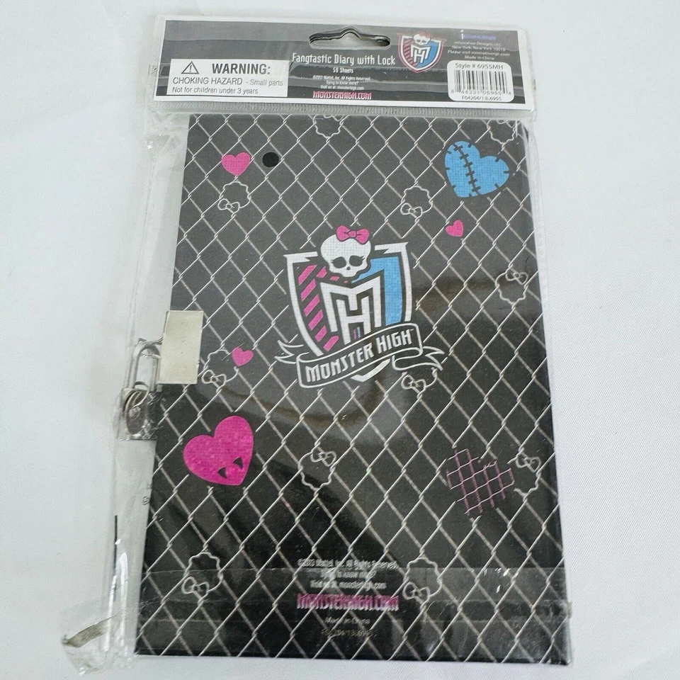 Diario Monster High Fangtastic con bloqueo 50 páginas 2013 Foto 3 de 4