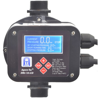 Agora-Tec  Pumpensteuerung Druckschalter Durchflusswächter presscontrol Pumpe