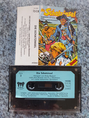 MC Kassette Die SCHATZINSEL von BOX 5 fach geschraubt, tolles Hörspiel, selten!