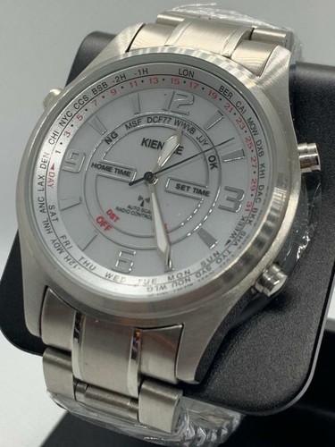 Orologio radiocontrollato da polso KIENZLE WORLDTIMER UOMO v71091437290-4 |  eBay