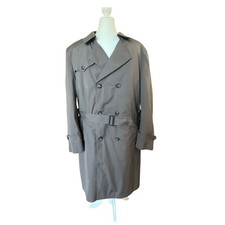 Vintage BOTANY WEATHER TOPPER Trench Coat Men's Size 46L w 2 Removeable Layers 