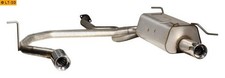FOX Duplex Sportauspuff Hyundai Santa Fe 2.4l 2.7l 2.0l CRDi ab Bj 01 je 1x90mm