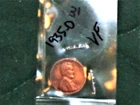 1935-D  CIRCULATED LINCOLN WHEAT-BACK PENNY - GRADES "VERY FINE"