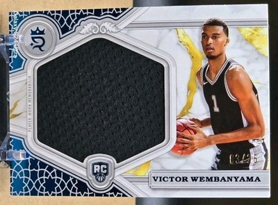 2023-24 Topps Royalty Rookie Jumbo Relic Victor Wembanyama WORN 