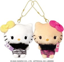 Sanrio Hello Kitty Suntan Kitty Nico Plush Keychain cell phone ver Japan Limited