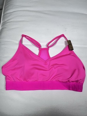 Victoria Secret PINK Active Ultimate Lightly Lined Sport Bra NWT Size LG
