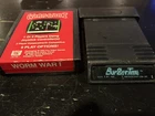 Lot of two Atari 2600 games | Burger Time & Worm War I