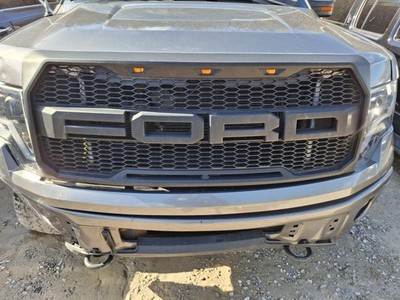 Used Upper Grille fits: 2011 Ford F150 PICKUP upper hood mounted textured surrou