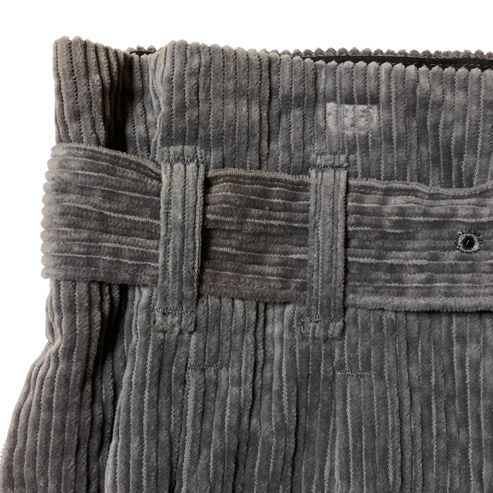 Pas de Calais Corduroy Wide Sarouel Pants, Size 36, Gray Women USED