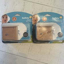Safety 1st 2 pack Furniture Wall Straps Kids 11014 NEW in Package lot of 2