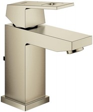 Grohe 23 129 A Eurocube 1.2 GPM 1 Hole Bathroom Faucet - Nickel