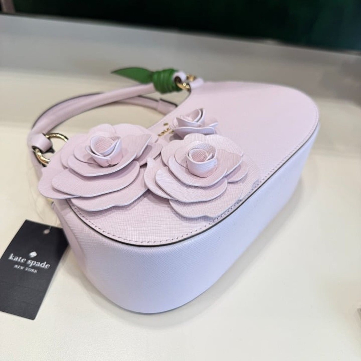 大人気セット Kate Spade KK970 ローズバッグ+KK972 ポーチ 紫 Kate Spade KK970 Flora Rose Shoulder Bag In Pale Amethyst | eBay
