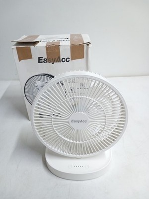 EasyAcc 9 Zoll USB Tischventilator mit Luftzirkulation|Wasserdichtig IP 67|Stark