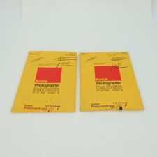 Kodak Polycontrast Photographic Paper 5x7 25 Sheet Single Double Weight F Pack