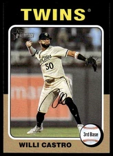 2024 Topps Heritage High Number Willi Castro #608 Minnesota Twins