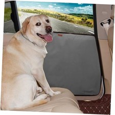 2 Packs Dog Car Door Protector - Waterproof Pet Vehicle Cover, Anti Gray
