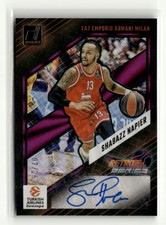 Shabazz Napier 2023-24 Donruss EuroLeague Retro Series Auto Purple Laser 07/25