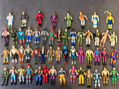 gi joe lot vintage figures ARAH cobra YOU PICK
