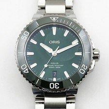 Wristwatch ORIS 01 733 7732 4157 Aquis Silver 39.5mm Stainless steel USED