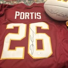Clinton Portis Signed Washington Redskins Jersey & Football Lot JSA certs