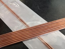 Pure Copper Grounding Rod 15.7 Inch Round Bar 1/8 Dia for Gardening Crafts