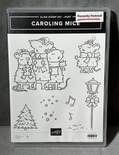 Stampin Up ~ Caroling Mice ~ Stamp Set # 159912