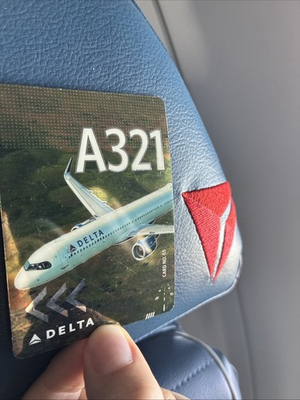 #ad Delta Airlines 2025 Airbus A321NEO No.65 Trading Card $2.99