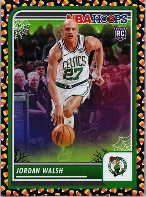 2023-24 Panini Haunted Hoops Jordan Walsh Rookie Holo Candy SSP Celtics RC #18