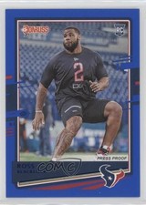 2020 Panini Donruss Rookie Press Proof Blue Ross Blacklock #283 c4h