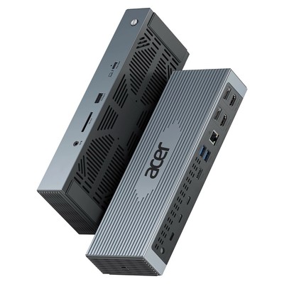 Acer 16-in-1 8K Thunderbolt 4 Dock Support DisplayLink Quad Monitore, USB C Dock