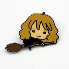 Wizarding World of Harry Potter metal enamel pin Hermione on broom