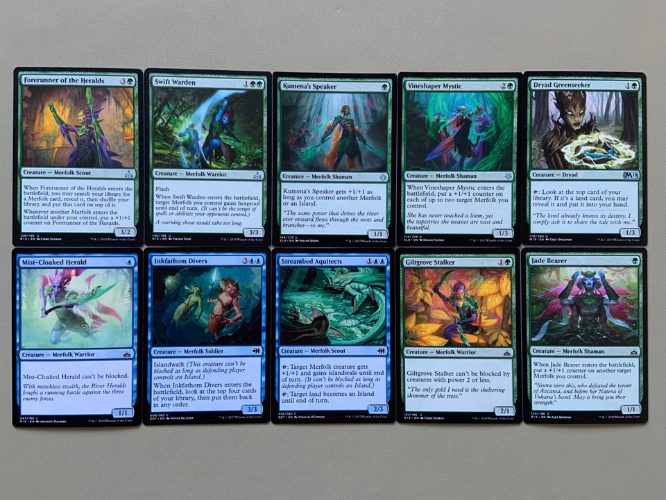 MTG Blue Green UG Tishana, Voice of Thunder Merfolk Commander Deck XLN COM EDH - Image 4 of 4