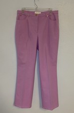Escada Womens Carnation Pink Cotton Blend Dress Pants Size 44 Capsule Wardrobe